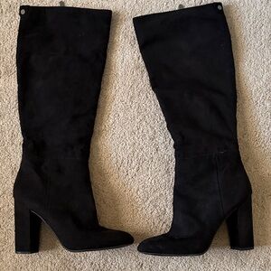Elegant Black Knee-High Women's Boots
